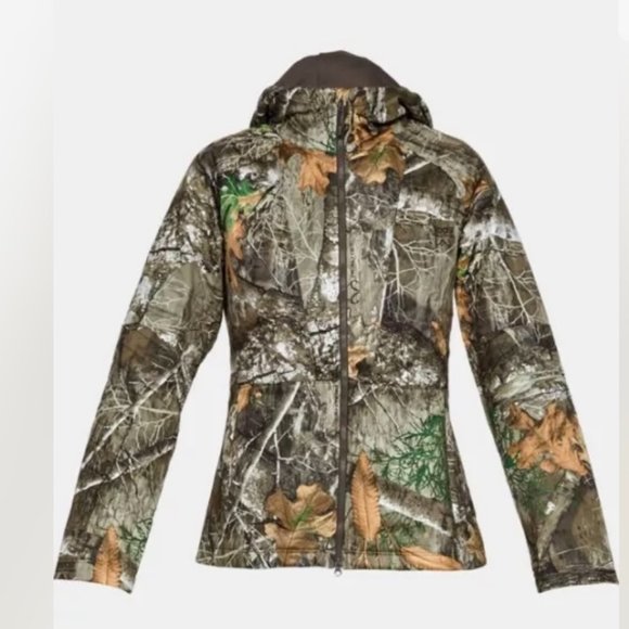💖MEGA SALE💖UNDER ARMOUR Brow Tine Full-Zip Hoodie Realtree Women  1316695 991 - Picture 1 of 6